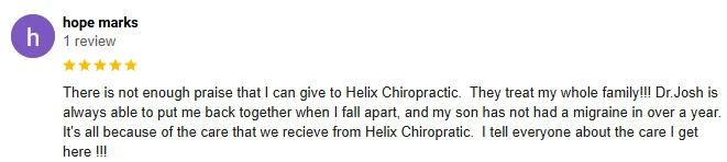 Chiropractic Vadnais Heights MN Testimonial Hope M