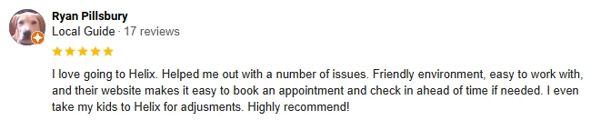 Chiropractic Vadnais Heights MN Testimonial Ryan P